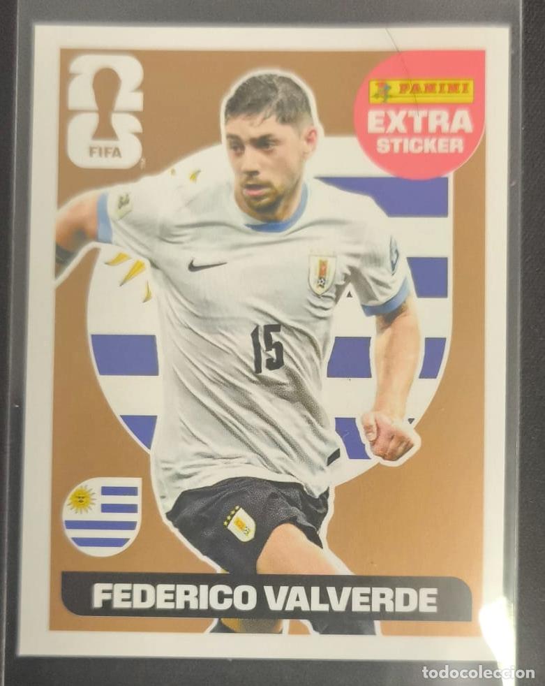 Fu&szlig;ball-Sticker: CROMO EXTRA STICKER PANINI FEDERICO VALVERDE BRONCE 2026