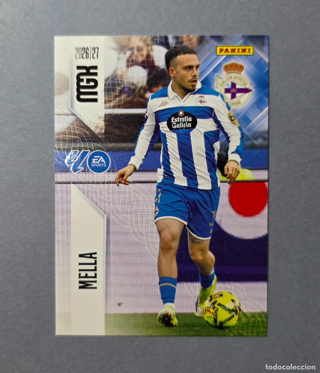 Fu&szlig;ball-Sticker: 141 MELLA - DEPORTIVO CORU&Ntilde;A - MEGACRACKS 2026-27 - MGK 26/27 (NUEVO)