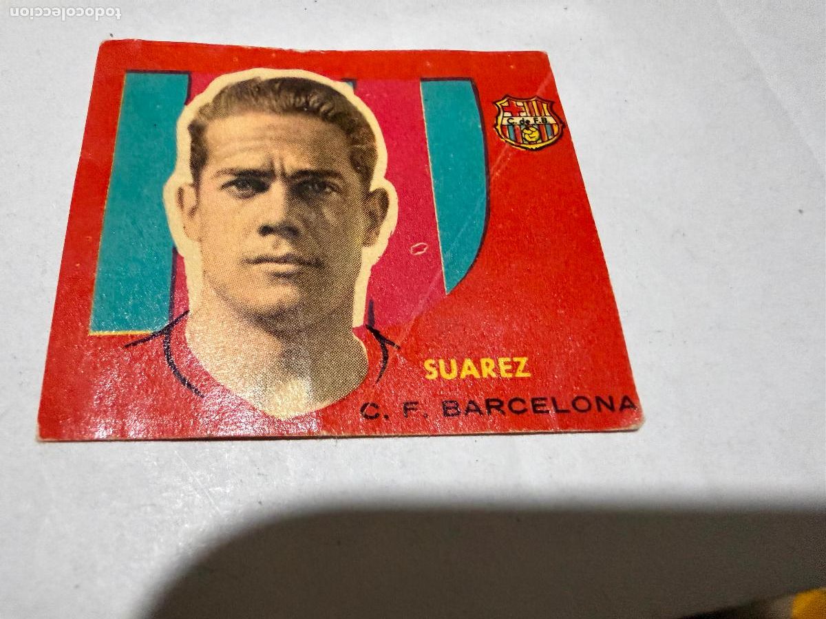 Fu&szlig;ball-Sticker: Cromo luis Su&aacute;rez a&ntilde;os 50/60