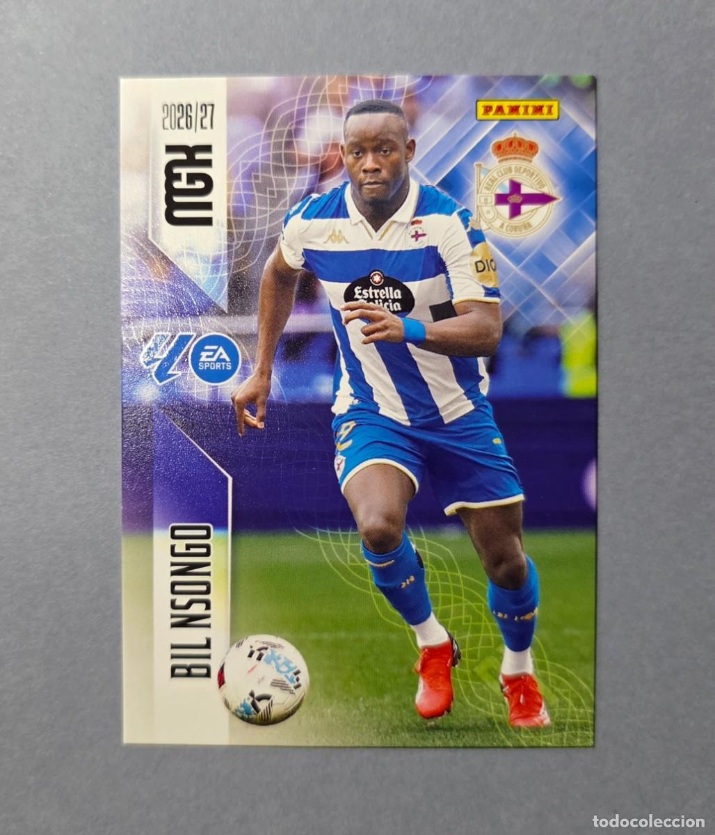 Cromos de f&uacute;tbol: 144 BIL NSONGO - DEPORTIVO CORU&Ntilde;A - MEGACRACKS 2026-27 - MGK 26/27 (NUEVO)