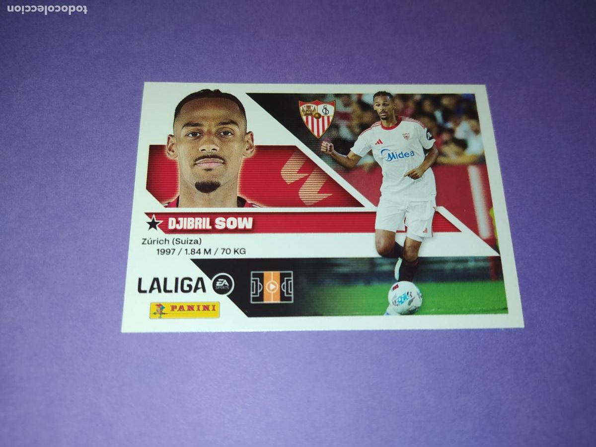 Cromos de f&uacute;tbol: LIGA ESTE 2026 2027 26 27 NUEVO - SEVILLA FC N&ordm; 14 SOW