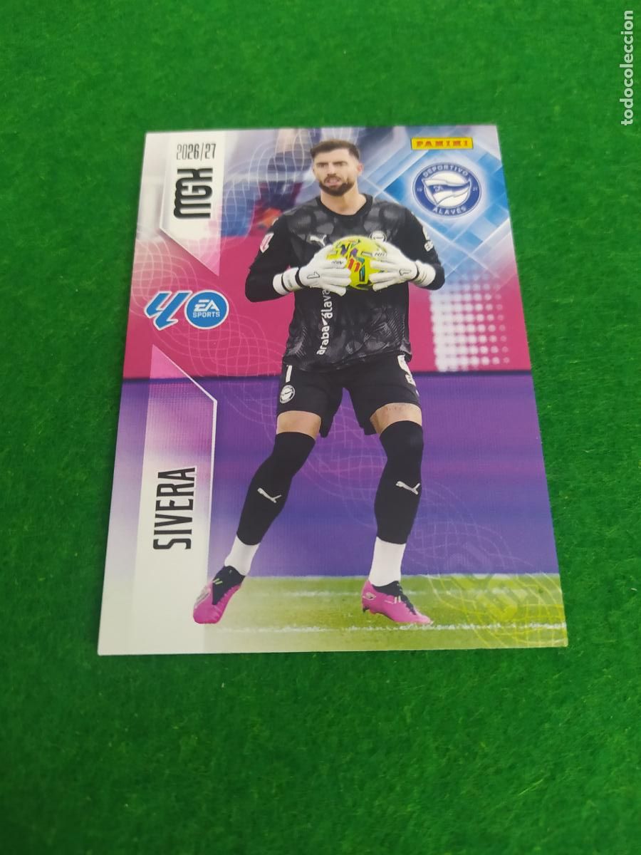 Cromos de f&uacute;tbol: MEGACRACKS 2026 2027 MGK 26 27 NUEVO - DEPORTIVO ALAVES N&ordm; 20 SIVERA