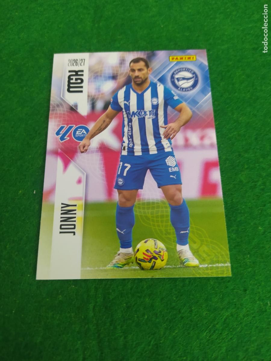 Cromos de f&uacute;tbol: MEGACRACKS 2026 2027 MGK 26 27 NUEVO - DEPORTIVO ALAVES N&ordm; 22 JONNY