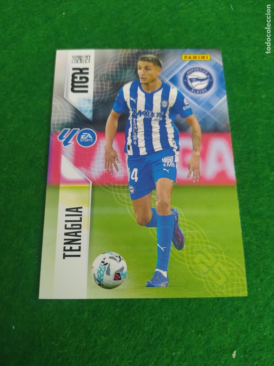 Cromos de f&uacute;tbol: MEGACRACKS 2026 2027 MGK 26 27 NUEVO - DEPORTIVO ALAVES N&ordm; 23 TENAGLIA