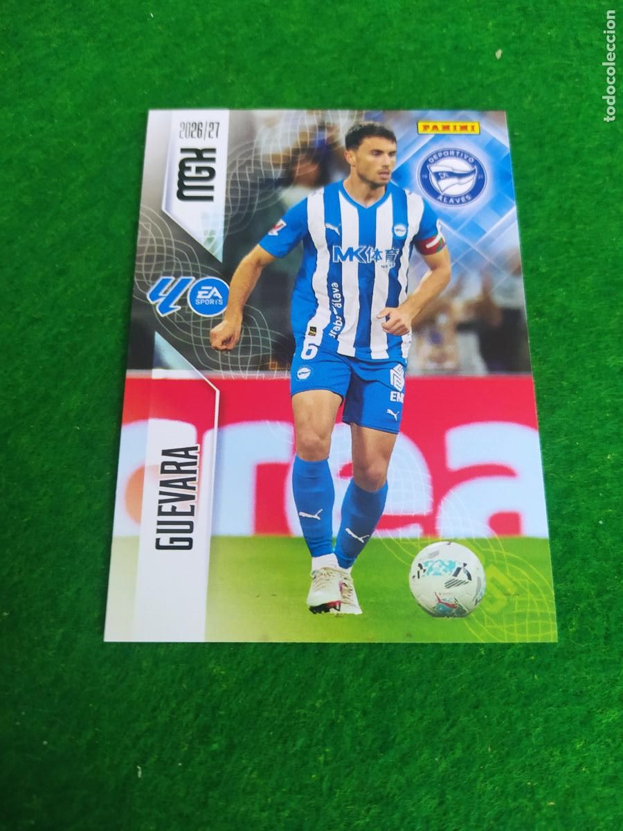 Cromos de f&uacute;tbol: MEGACRACKS 2026 2027 MGK 26 27 NUEVO - DEPORTIVO ALAVES N&ordm; 29 GUEVARA