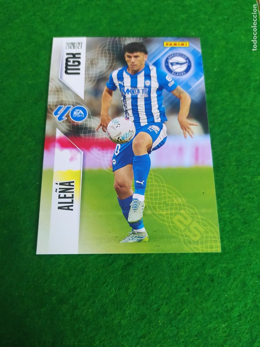 Cromos de f&uacute;tbol: MEGACRACKS 2026 2027 MGK 26 27 NUEVO - DEPORTIVO ALAVES N&ordm; 30 ALE&Ntilde;A