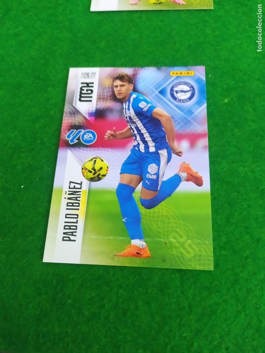 Cromos de f&uacute;tbol: MEGACRACKS 2026 2027 MGK 26 27 NUEVO - DEPORTIVO ALAVES N&ordm; 31 PABLO IBA&Ntilde;EZ