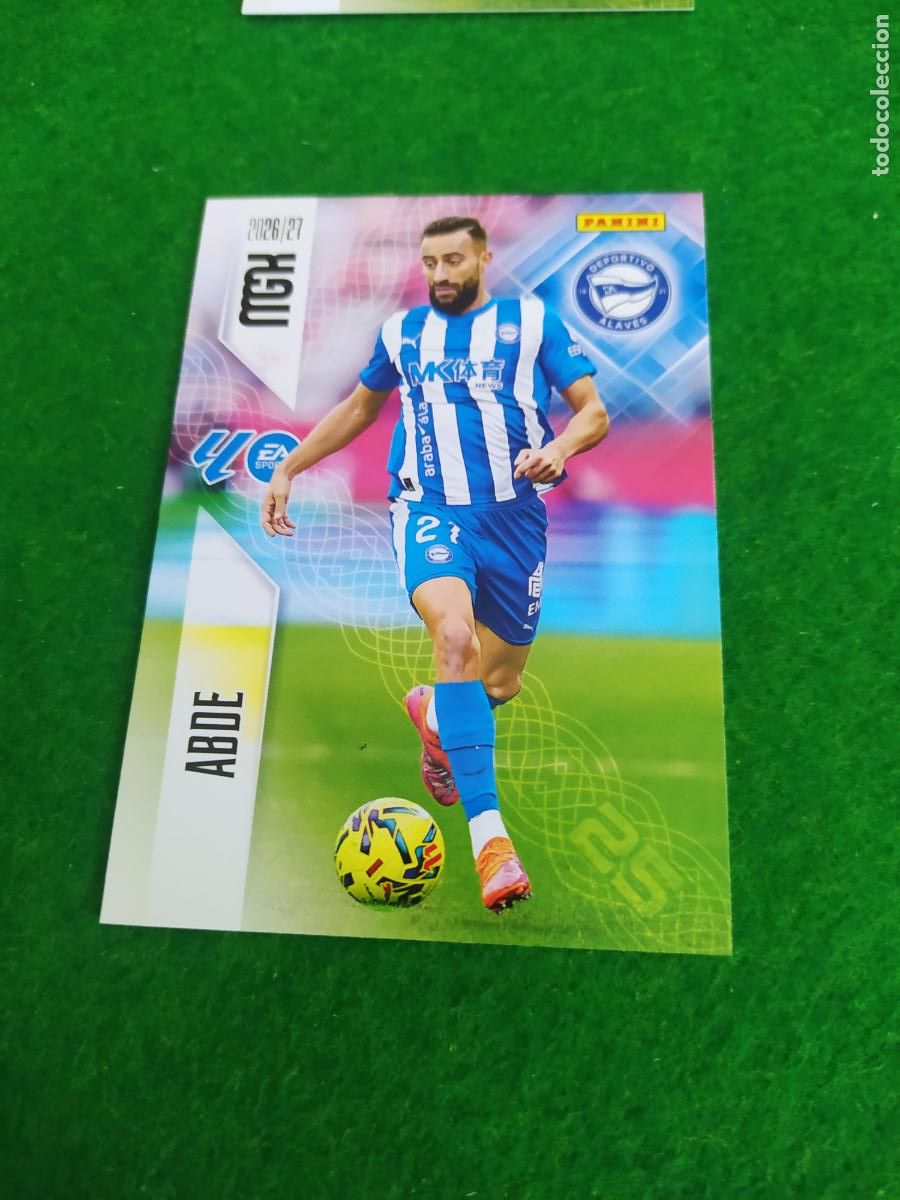 Cromos de f&uacute;tbol: MEGACRACKS 2026 2027 MGK 26 27 NUEVO - DEPORTIVO ALAVES N&ordm; 34 ABDE