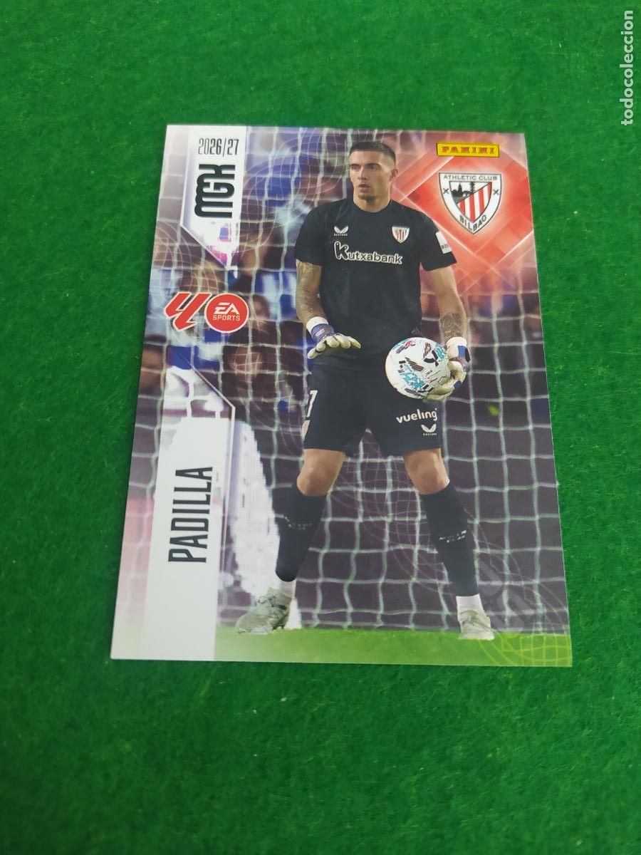 Cartes &agrave; collectionner de Football: MEGACRACKS 2026 2027 MGK 26 27 NUEVO - ATHLETIC CLUB DE BILBAO N&ordm; 39 PADILLA