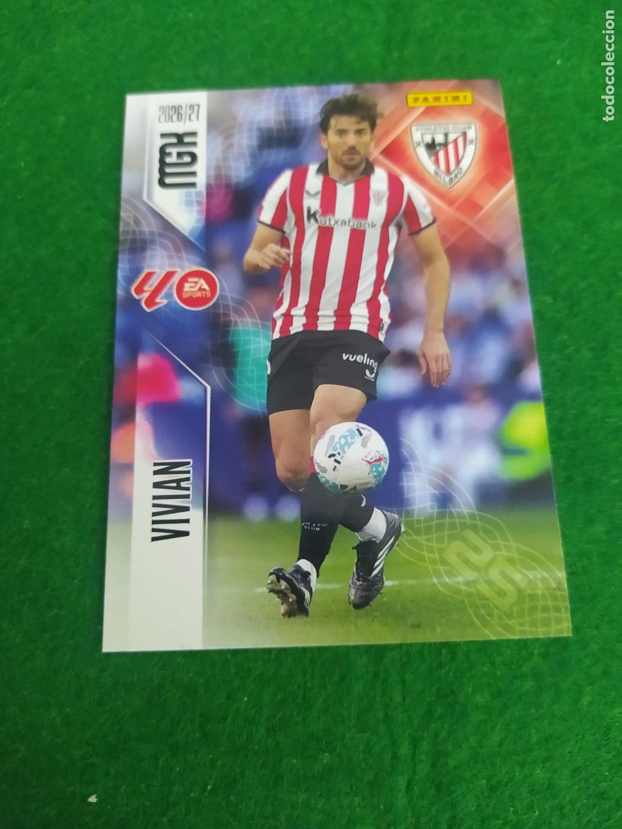 Cartes &agrave; collectionner de Football: MEGACRACKS 2026 2027 MGK 26 27 NUEVO - ATHLETIC CLUB DE BILBAO N&ordm; 41 VIVIAN
