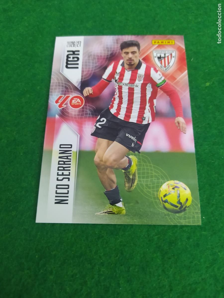 Cromos de Futebol: MEGACRACKS 2026 2027 MGK 26 27 NUEVO - ATHLETIC CLUB DE BILBAO N&ordm; 49 NICO SERRANO