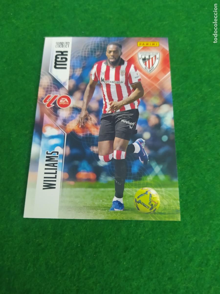Cartes &agrave; collectionner de Football: MEGACRACKS 2026 2027 MGK 26 27 NUEVO - ATHLETIC CLUB DE BILBAO N&ordm; 52 I&Ntilde;AKI WILLIAMS