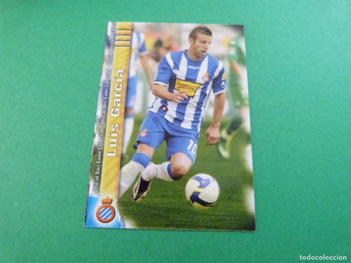 Cartes &agrave; collectionner de Football: TRADING CARD FUTBOL LUIS GARCIA R.C.D.ESPA&Ntilde;OL MATE N&ordm; 264 FICHAS LIGA MUNDICROMO 2009-2010/09