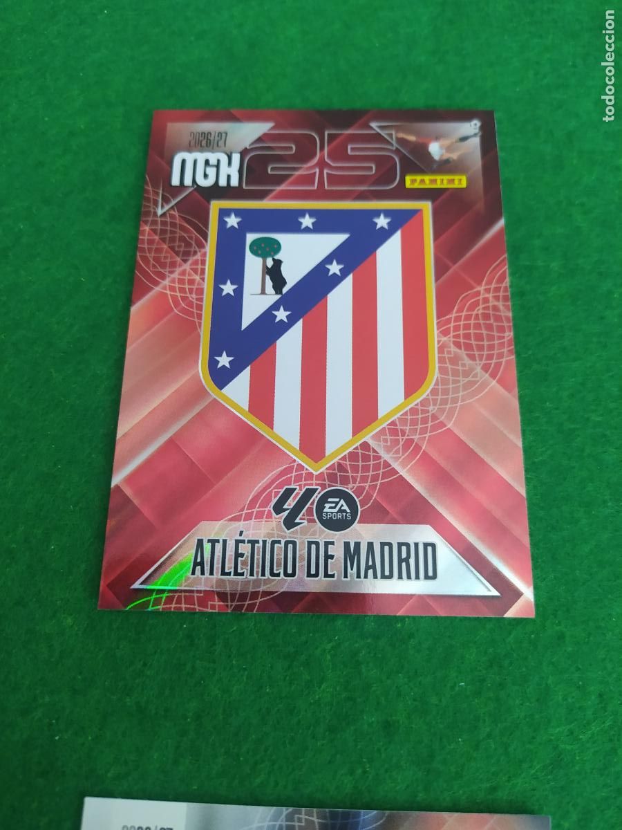 Cartes &agrave; collectionner de Football: MEGACRACKS 2026 2027 MGK 26 27 NUEVO - ATLETICO DE MADRID N&ordm; 55 ESCUDO