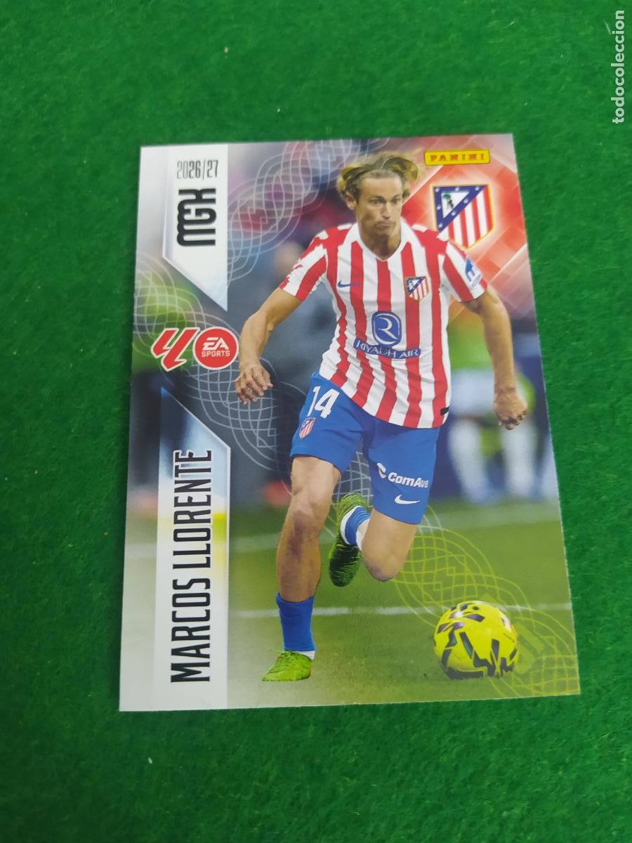 Cartes &agrave; collectionner de Football: MEGACRACKS 2026 2027 MGK 26 27 NUEVO - ATLETICO DE MADRID N&ordm; 58 MARCOS LLORENTE