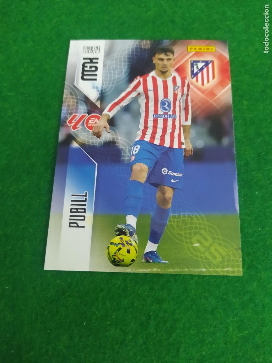 Cartes &agrave; collectionner de Football: MEGACRACKS 2026 2027 MGK 26 27 NUEVO - ATLETICO DE MADRID N&ordm; 60 PUBILL