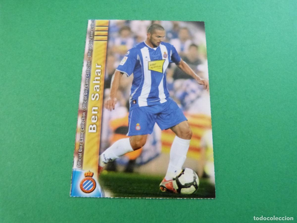 Cartes &agrave; collectionner de Football: TRADING CARD FUTBOL BEN SAHAR R.C.D.ESPA&Ntilde;OL MATE N&ordm; 261 FICHAS LIGA MUNDICROMO 2009-2010/09