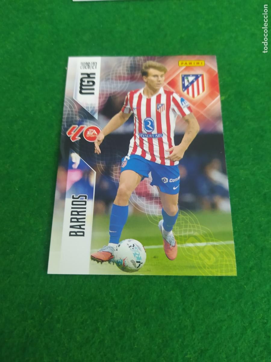 Cartes &agrave; collectionner de Football: MEGACRACKS 2026 2027 MGK 26 27 NUEVO - ATLETICO DE MADRID N&ordm; 65 BARRIOS