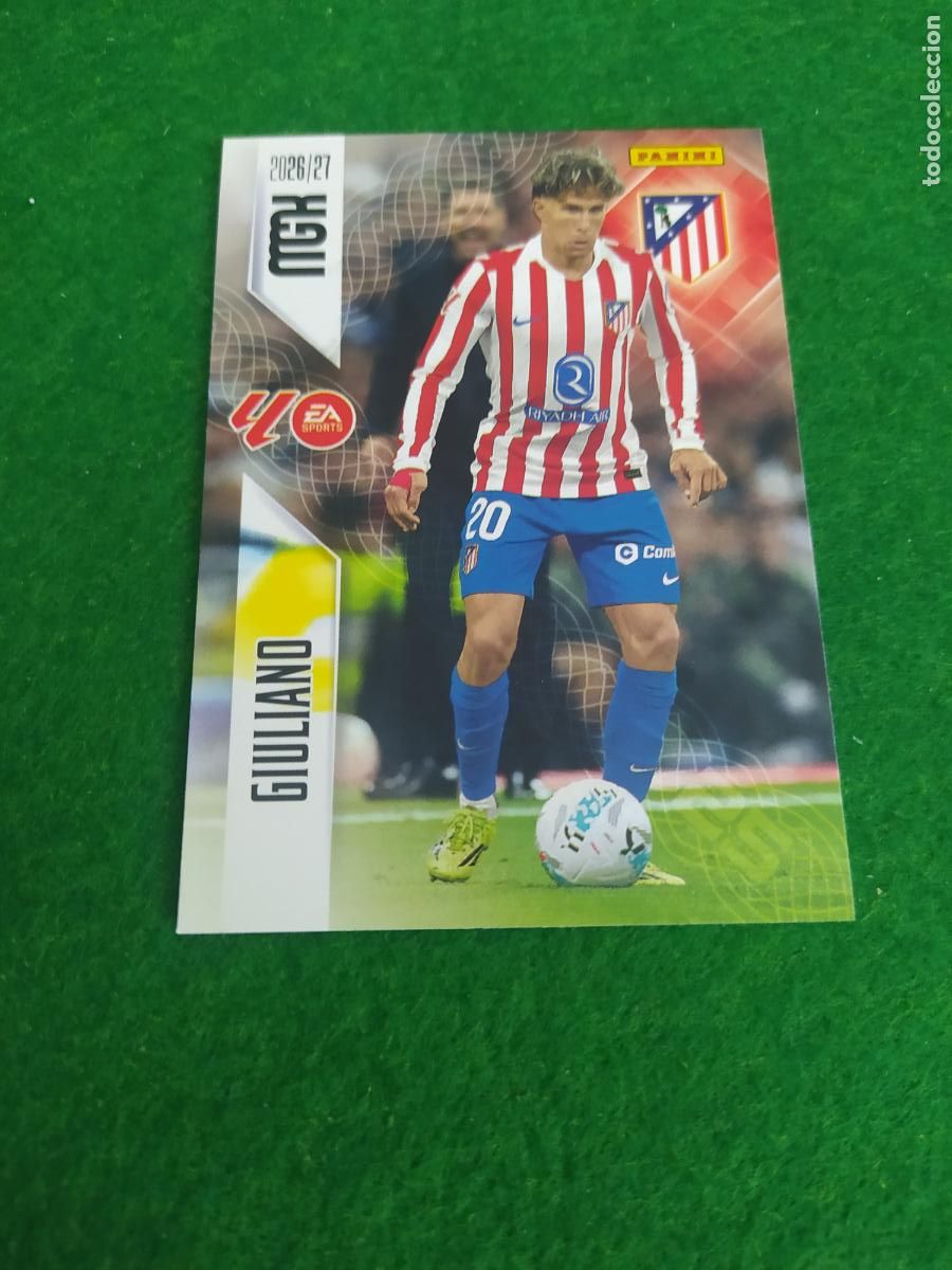 Cartes &agrave; collectionner de Football: MEGACRACKS 2026 2027 MGK 26 27 NUEVO - ATLETICO DE MADRID N&ordm; 69 GIULIANO