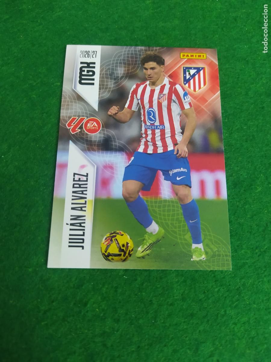 Cartes &agrave; collectionner de Football: MEGACRACKS 2026 2027 MGK 26 27 NUEVO - ATLETICO DE MADRID N&ordm; 71 JULIAN ALVAREZ