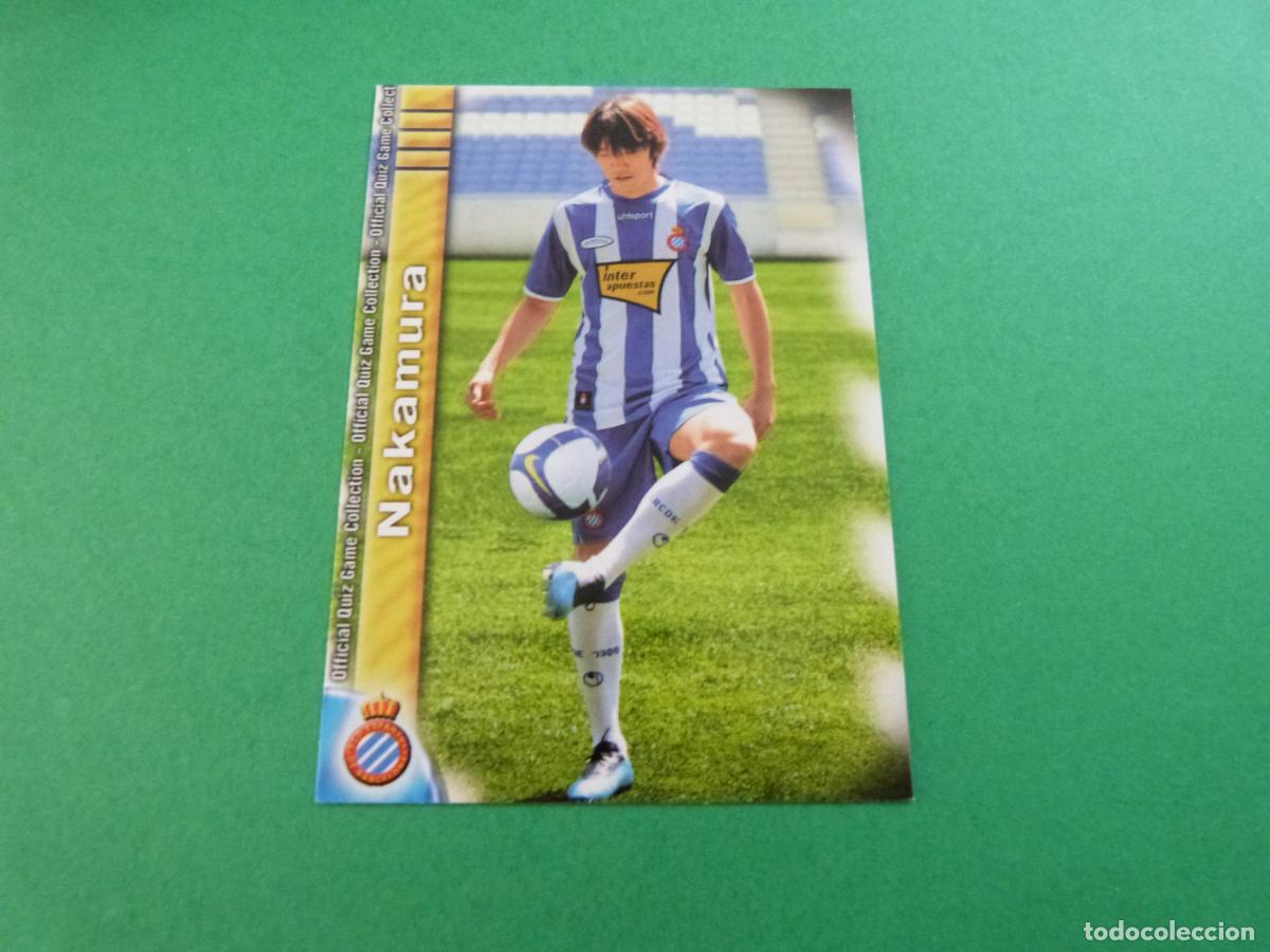 Cartes &agrave; collectionner de Football: TRADING CARD FUTBOL NAKAMURA R.C.D.ESPA&Ntilde;OL MATE N&ordm; 260 FICHAS LIGA MUNDICROMO 2009-2010/09