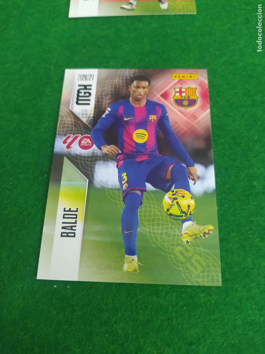 Cromos de f&uacute;tbol: MEGACRACKS 2026 2027 MGK 26 27 NUEVO - FC BARCELONA N&ordm; 81 BALDE