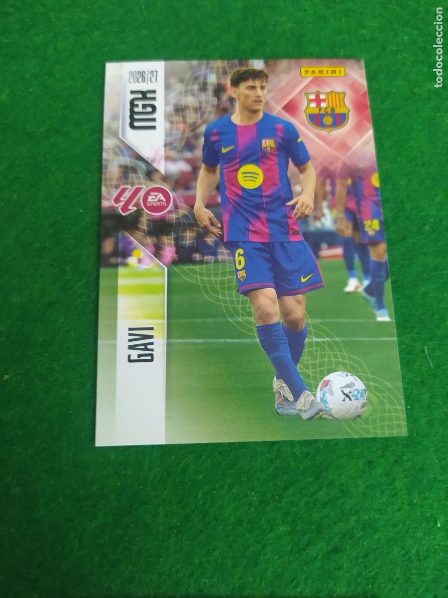 Cromos de f&uacute;tbol: MEGACRACKS 2026 2027 MGK 26 27 NUEVO - FC BARCELONA N&ordm; 84 GAVI