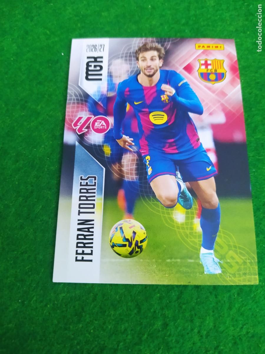 Cromos de f&uacute;tbol: MEGACRACKS 2026 2027 MGK 26 27 NUEVO - FC BARCELONA N&ordm; 90 FERRAN TORRES