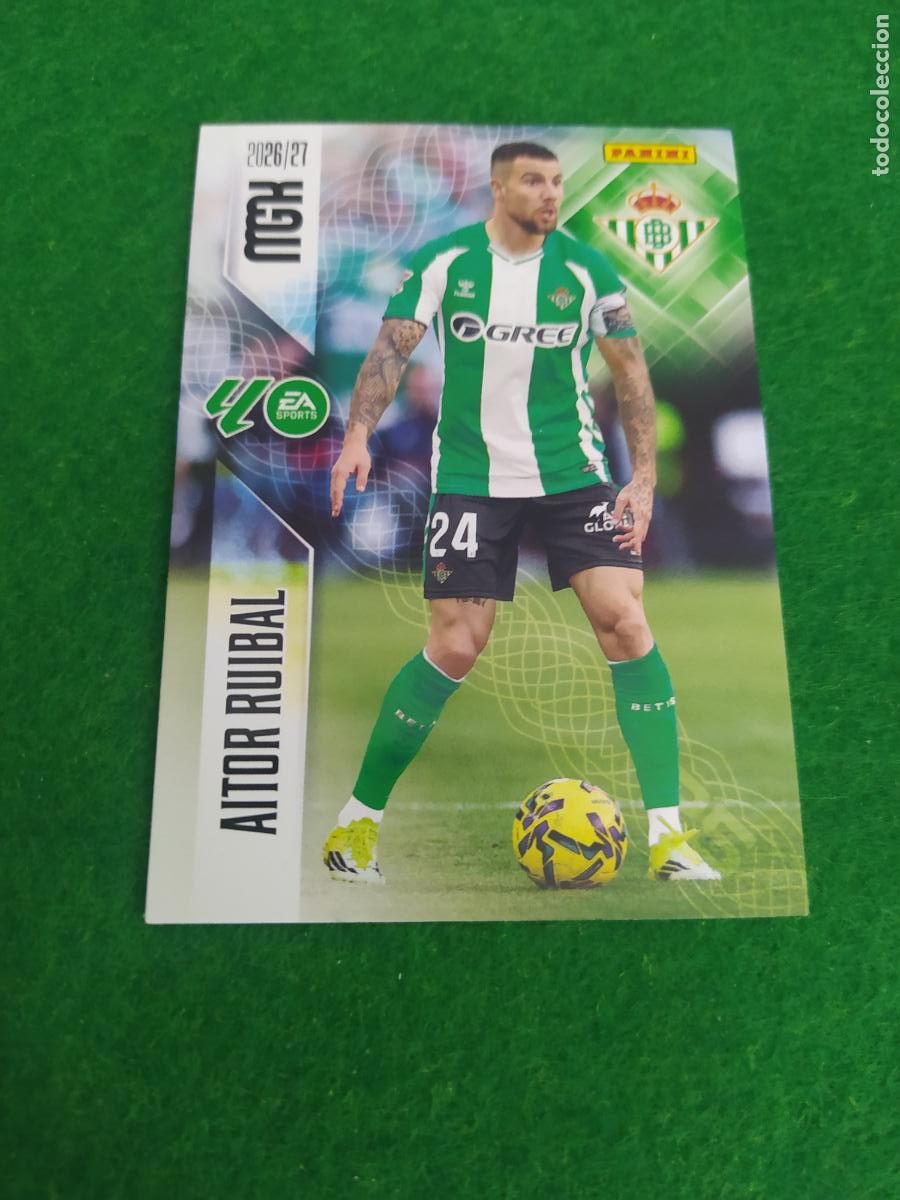 Cromos de f&uacute;tbol: MEGACRACKS 2026 2027 MGK 26 27 NUEVO - REAL BETIS N&ordm; 94 AITOR RUIBAL