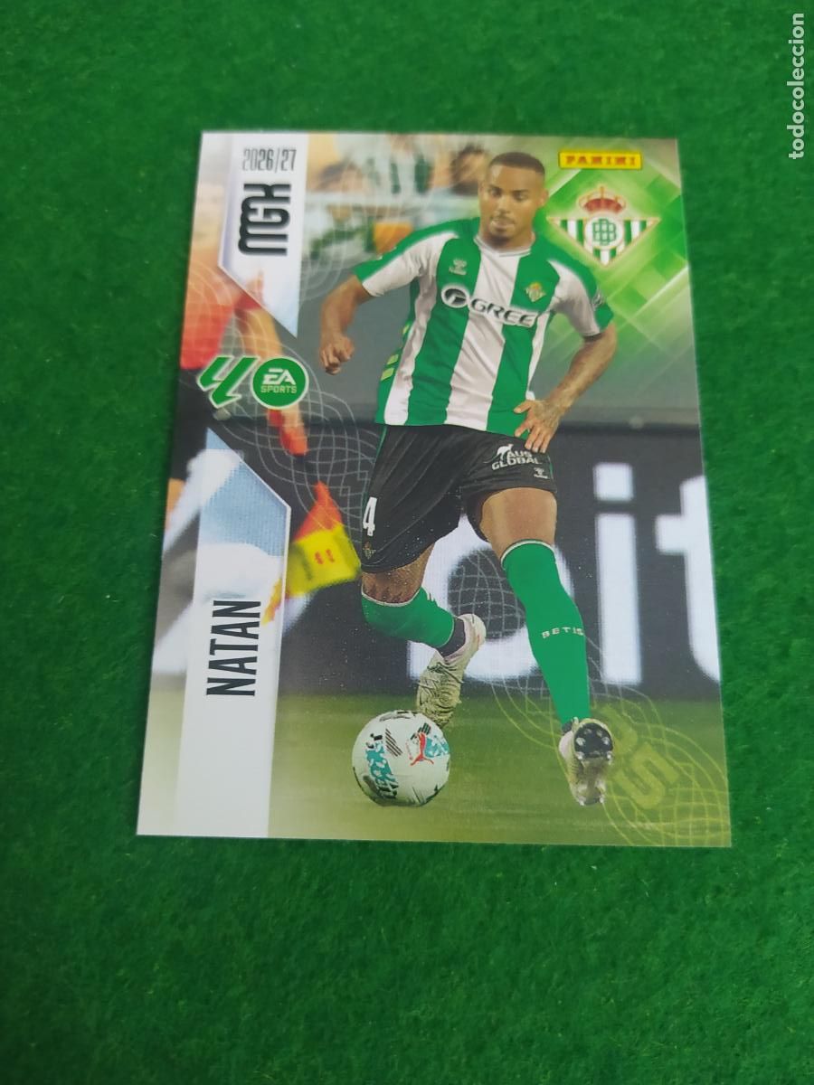 Cromos de f&uacute;tbol: MEGACRACKS 2026 2027 MGK 26 27 NUEVO - REAL BETIS N&ordm; 97 NATAN