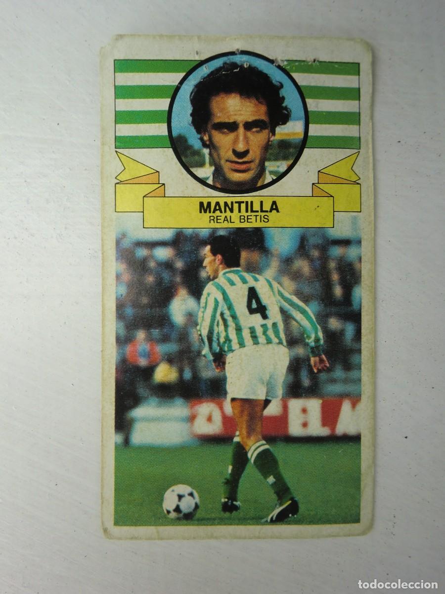 Cromos de f&uacute;tbol: Cromo de f&uacute;tbol LIGA ESTE 85-86 1985-1986: MANTILLA (Betis), baja