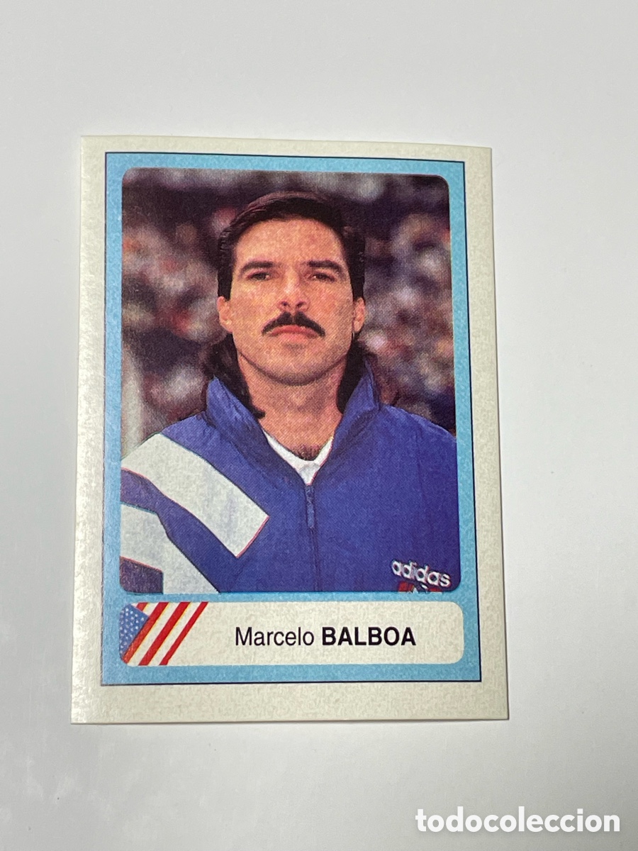 Cromos de f&uacute;tbol: Marcelo Balboa Estados Unidos Ed. Estadio USA 94 #187