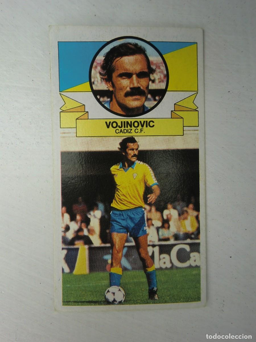 Cromos de f&uacute;tbol: Cromo de f&uacute;tbol LIGA ESTE 85-86 1985-1986: VOJINOVIC (C&aacute;diz), baja