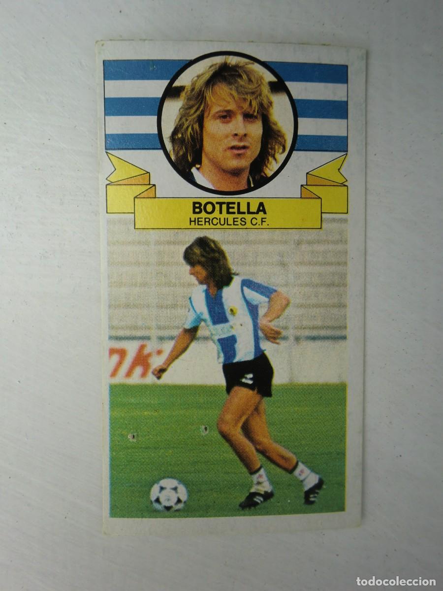 Cromos de f&uacute;tbol: Cromo de f&uacute;tbol LIGA ESTE 85-86 1985-1986: BOTELLA (H&eacute;rcules), coloca