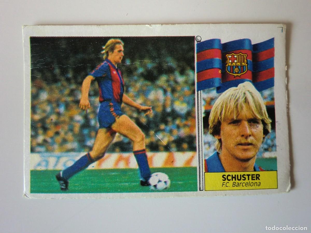 Cromos de f&uacute;tbol: Cromo de f&uacute;tbol LIGA ESTE 86-87 1986-1987: SCHUSTER (Barcelona), coloca