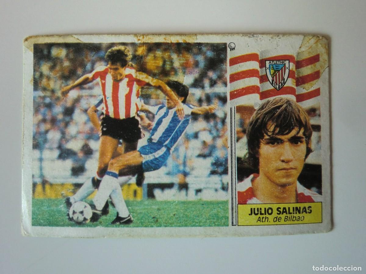 Cromos de f&uacute;tbol: Cromo de f&uacute;tbol LIGA ESTE 86-87 1986-1987: JULIO SALINAS (Athletic de Bilbao), baja
