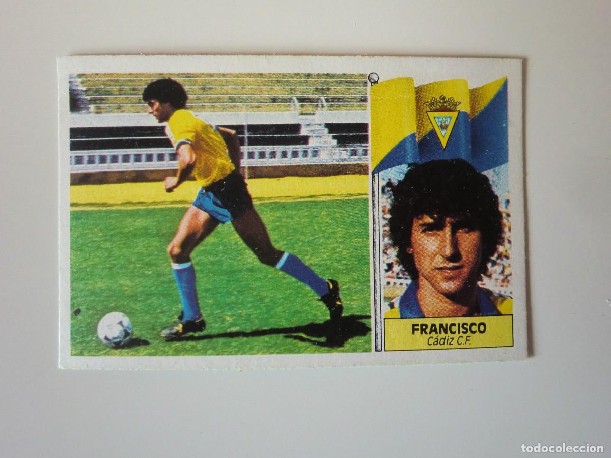 Cromos de f&uacute;tbol: Cromo de f&uacute;tbol LIGA ESTE 86-87 1986-1987: FRANCISCO (C&aacute;diz), coloca