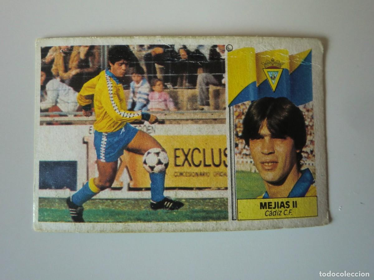 Cromos de f&uacute;tbol: Cromo de f&uacute;tbol LIGA ESTE 86-87 1986-1987: MEJ&Iacute;AS II (C&aacute;diz), baja