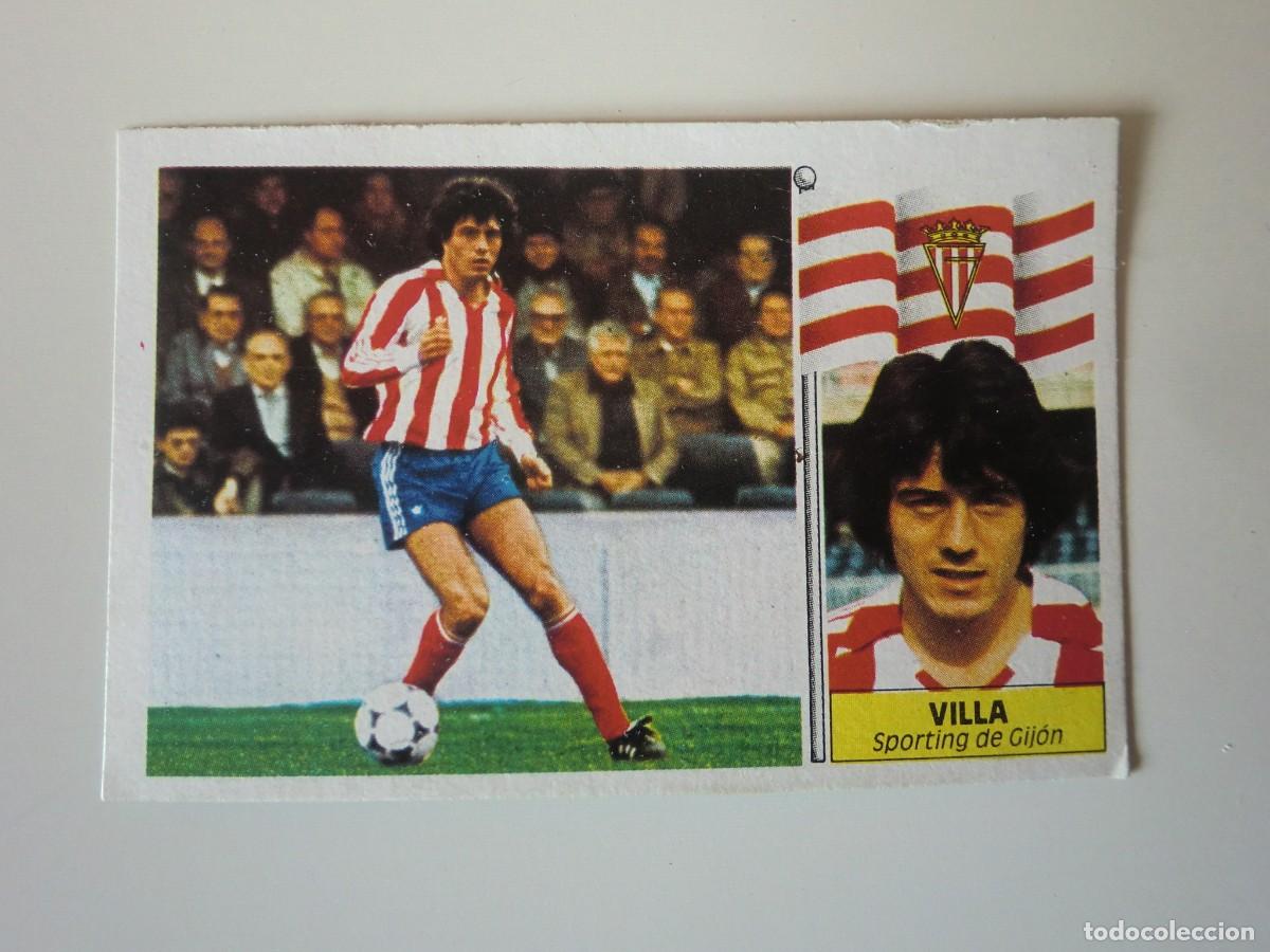 Cromos de f&uacute;tbol: Cromo de f&uacute;tbol LIGA ESTE 86-87 1986-1987: VILLA (Sporting de Gij&oacute;n), coloca