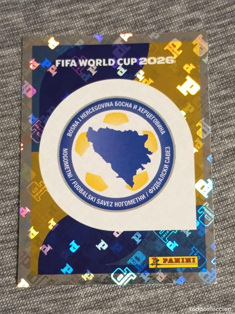 Cromos de f&uacute;tbol: ESCUDO BOSNIA BIH 1 STICKER MUNDIAL 2026 PANINI FIFA WORLD CUP NUEVO