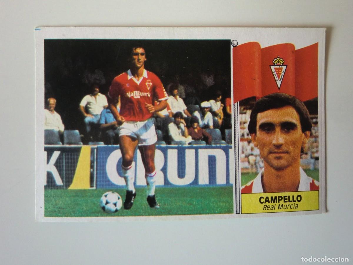 Cromos de f&uacute;tbol: Cromo de f&uacute;tbol LIGA ESTE 86-87 1986-1987: CAMPELLO (Murcia), baja