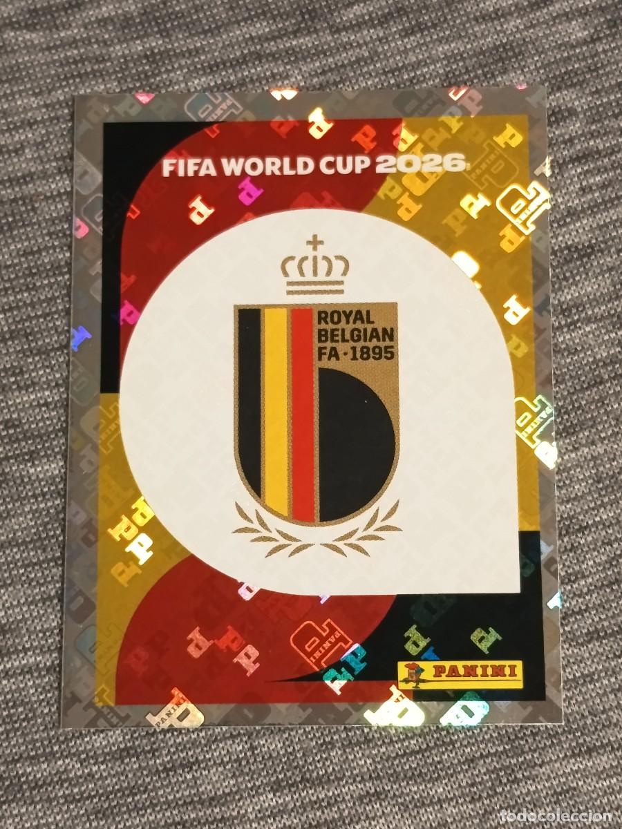 Cromos de f&uacute;tbol: ESCUDO BELGICA BEL 1 STICKER MUNDIAL 2026 PANINI FIFA WORLD CUP NUEVO