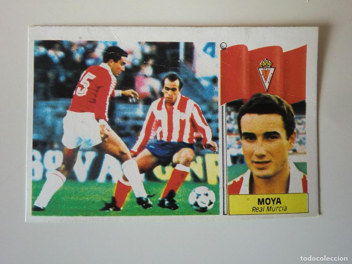 Cromos de f&uacute;tbol: Cromo de f&uacute;tbol LIGA ESTE 86-87 1986-1987: MOYA (Murcia), coloca