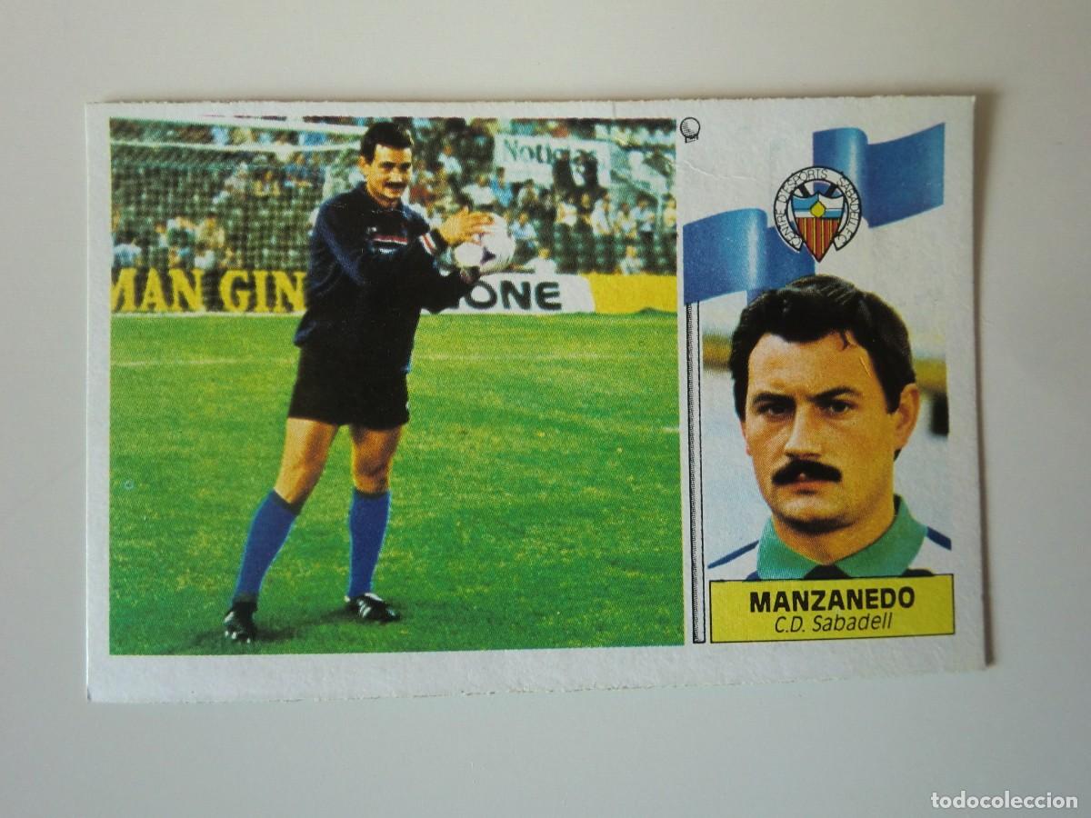 Cromos de f&uacute;tbol: Cromo de f&uacute;tbol LIGA ESTE 86-87 1986-1987: MANZANEDO (Sabadell), coloca