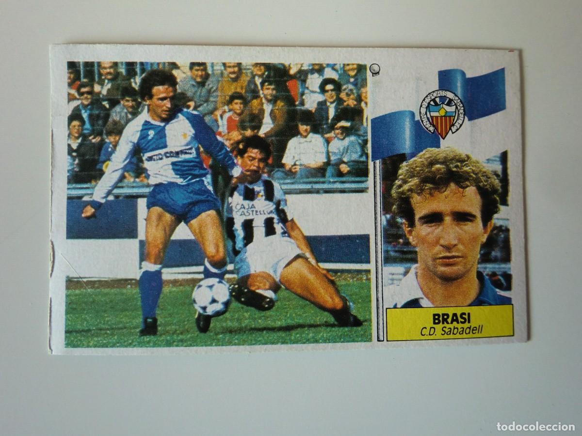 Cromos de f&uacute;tbol: Cromo de f&uacute;tbol LIGA ESTE 86-87 1986-1987: BRASI (Sabadell), baja