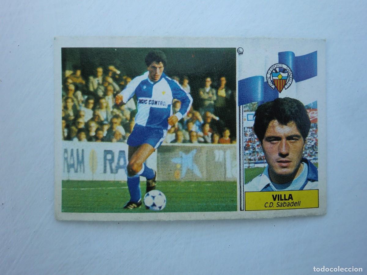 Cromos de f&uacute;tbol: Cromo de f&uacute;tbol LIGA ESTE 86-87 1986-1987: VILLA (Sabadell), baja