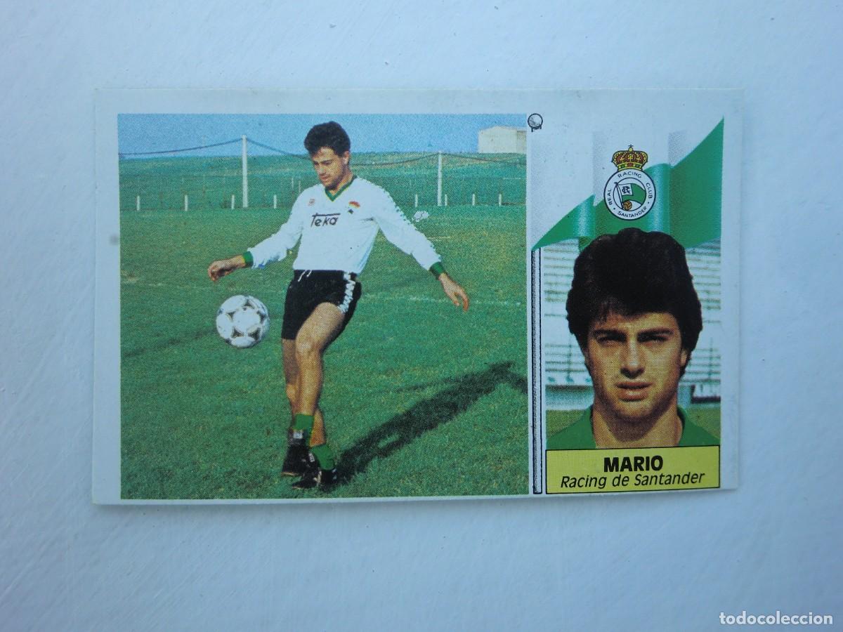 Cromos de f&uacute;tbol: Cromo de f&uacute;tbol LIGA ESTE 86-87 1986-1987: MARIO (Racing de Santander), baja