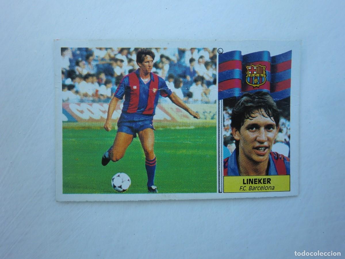 Cromos de f&uacute;tbol: Cromo de f&uacute;tbol LIGA ESTE 86-87 1986-1987: LINEKER (Barcelona), &uacute;ltimos fichajes N&ordm; 20