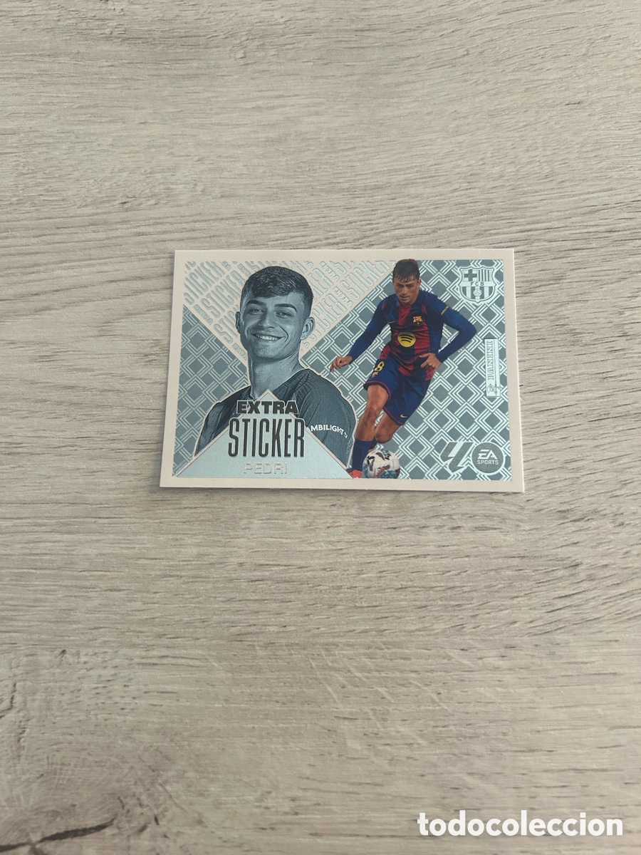 Cromos de f&uacute;tbol: Pedri Extra Sticker Plata Barcelona Liga Este 2026/27 26-27 Panini