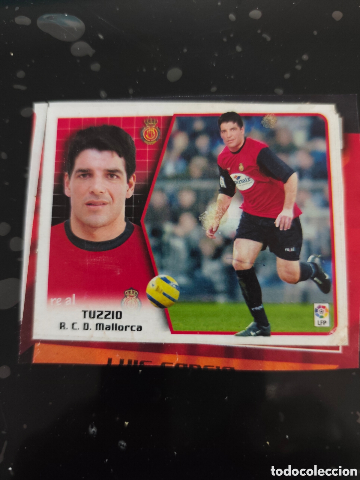 Cromos de f&uacute;tbol: Tuzzio coloca mallorca este 2005-2006 recortado